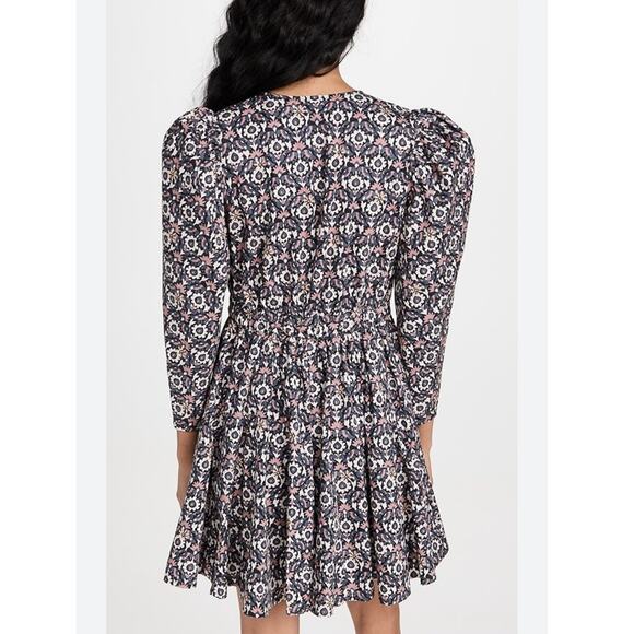 Xirena Ophelia Puff Sleeve Mini Dress Dress Size L - Picture 2 of 11